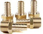 (5 Pack) 1/2" Hose Barb X 1/2 Npt Male Thread Brass Fitting. Fixed Price $34.95.