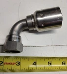 Parker 13943-10-10c 90 Elbow Short Drop Female Swivel 5/8" Hose X Jic Stainless. Fixed Price $121.65.