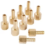 Ltwfitting Brass Fitting Coupler 5/16-inch Hose Barb X 1/4-inch Female Npt (10). Fixed Price $27.99.