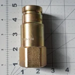 Parker Ff-752-12fo Flat Face Hydraulic Coupler 1-1/4 Male -12 Orb. Fixed Price $117.95.