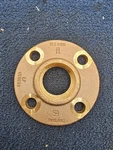 Sa Lf C89833 Brass Threaded Floor Flange 150# B16 4 Bolt Hole 1-1/2". Fixed Price $59.49.