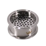Hfs(r) 4" Tri Clamp Filter Plate, Middle Weld, 6mm Holes Stainless Steel 304. Fixed Price $45.99.