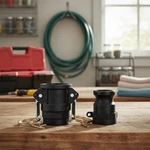 Camlock Fittings 1 Inch Type A & D Polypropylene Cam And Groove Hose Fitting .... Fixed Price $25.97.