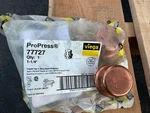 Propress Viega 77727 1-1/4" Copper Cap 77447 1-1/4"x1-1/4"x1" Pxpxp Tee. Fixed Price $35.00.