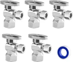 Wisewater Threaded Angle Stop Valve 1/2" Fnpt X 3/8" Compression, Quarter Tur.... Fixed Price $37.10.