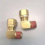 Midland Industries 38104 90 Deg Elbow, 1/2 In Tube Od X 3/8 Male Nptf -2 Pack. Fixed Price $27.50.