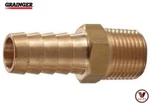 Grainger 6afn9 Brass Straight Fitting 1/2" Barb X 1/2 Male Npt Factory New. Fixed Price $10.32.