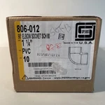 10 Pack - Spears 806-012 90 Right Angle Elbow 1-1/4" Socket X Sch 80. Fixed Price $50.00.