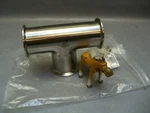 2.5" Equal Tee Sanitary Clamp Fitting Vne Corp Eg72.5 Type 304ss. Fixed Price $120.21.