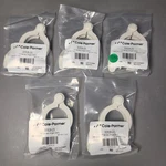Expired Lot Of 5 Cole-parmer 1.5" Sanitary Hinged Clamps Polymer Single-pin. Fixed Price $69.95.