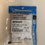 Mueller Streamline 5 Pc Acr Copper Press Fittings Rp01011 Reducing Coupling New. Fixed Price $41.99.