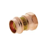 Nibco 9024650hpc Strt, Copper, Press-fit1/2in, Fnpt1/2in. Fixed Price $6.79.
