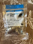 Sharkbite Max 3/4 X 1/2 Push-to-connect Brass Cross Tee Fitting. Fixed Price $12.99.