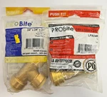 (lot Of 2) Probite Lf824r Push Connect Tee 3/4". Fixed Price $19.95.