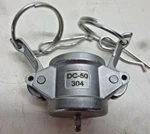 New! Usa Sealing Cam And Groove Fitting, 304ss, Dc, 1" Coupler Dust Bulk-cgf-333. Fixed Price $13.99.