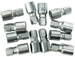 *qty 12* Eaton Optimum 9/16 Jic X 3/8 (-6) Hydraulic Hose Crimp Fitting 4ta6fj6. Fixed Price $38.24.
