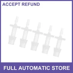 5pcs Plastic Hose Barb Fitting 3/32" To 1/4" Id Connectors Clear. Fixed Price $11.24.