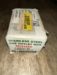 Burnaby Gr0101-ss-50 Recessed Gas Outlet Box 1/2" Ss Npt Connection. Fixed Price $150.00.