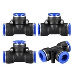 4pcs Push T Fittings Pipe Type Connect 14mm Or 9/16" Odf Press Suitable. Fixed Price $14.73.