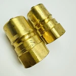 Lot Of 2 Dixon H8f8-b Brass Iso-b Interchange Hydraulic Fitting Female Plug. Fixed Price $47.95.