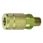 Tru-flate 13-125 Coupler, 1/4 In, Mnpt, Brass. Lot Of 2. Fixed Price $11.00.