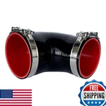 4" To 4.5" 90 Elbow Coupler Silicone Reducer Hose With Stainless Steel T-bolt C. Fixed Price $63.16.