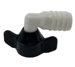 Shurflo Swivel Hex Wingnut Elbow Fitting, 1/2" Npt-female X 3/4" Barb - 234-3946. Fixed Price $7.70.