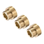 3pcs Brass Extension Pipe Fitting G1/2 X 10mm Adapter Connector. Fixed Price $18.03.