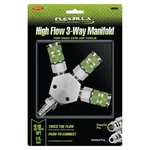 Flexzilla A86666fz Pro High Air Flow 3-way Manifold 3/8" Npt Couplers & Plug B24. Fixed Price $47.99.