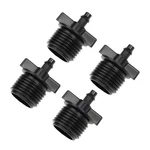 Uxcell Barb Drip Pipe Connector 1/2 Bspf Male Thread 4/7mm Hose 4/7mm, Black. Fixed Price $14.76.