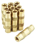 Qwork 1/4" Push To Connect Fittings - 10 Pack Air Union,. Fixed Price $28.37.