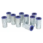 Milton 785tc Colorfit Couplers, T, Blue, 1/4" Fnpt, Pk10. Fixed Price $57.19.