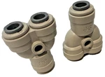 (lot Of 2) John Guest Sk266-001 2-way Divider Sk266001 Gillig 82-54002-037 1/4". Fixed Price $18.99.