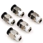 Ceker Push To Connect Tube Fitting Pc 1/4" 0.250" Od X 0.125" Npt, Black. Fixed Price $13.35.
