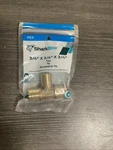 Sharkbite 3/4 Inch Crimp Tee, Brass Plumbing Fitting, Pex Pipe, Pe-rt, Uc370lfa. Fixed Price $10.95.