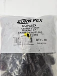 Pack Of 50 Zurn Pex Qqpc55x 1" X Barb Qicksert Cr Barbed Polymer Coupling. Fixed Price $157.50.