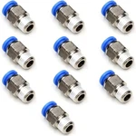 6mm Push To Connect 1/8 Inch Npt Air Fittings In Connectors Line Quick. Fixed Price $18.52.