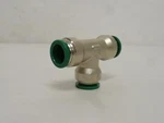 187059 New-no Box; Parker 164pw-8 Union Tee; 1/2" Tube; Nickel Plate Brass. Fixed Price $12.15.