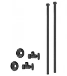Westbrass A105kbn-62 5/8" X 3/8" Od 20" Bullnose Riser Supply Line Kit With.... Fixed Price $127.78.
