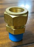 1" Tube X Mnpt Brass Male Connector Fitting Dk-lok Dmc-16-16n-b. Fixed Price $25.00.