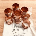 Bag Of 10 Cello Iwp4-24 -wrot Adapter 1-1/2" Cxm Wrot Pressure Copper Fitting. Fixed Price $65.95.