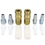 Milton S-217 V Style European Interchange Air Coupler And Plug Kit 1/4" Npt. Fixed Price $26.95.
