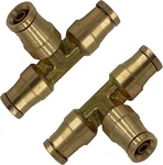 Utah Pneumatic 1/4 Push To Connect Fittings Dot Air Tee Union Brake. Fixed Price $20.38.