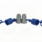 2-pcs 1/2" Ag Ball Valve Hydraulic Quick Connect Male Coupler Nipple Tractor .... Fixed Price $25.20.