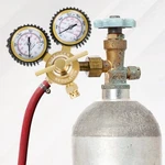 Cga580 Brass Nitrogen Regulator Dual Gauge 400 Psi Pressure Inlet For Hvac Purge. Fixed Price $25.99.