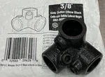 Steeltek 3/8" Side Outlet Elbow Black 682-802hc 962268 Brand New. Fixed Price $12.99.