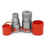 Summit Hydraulics 1/2" Skid Steer Bobcat Flat Face Hydraulic 1 Set, Silver. Fixed Price $73.43.