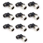 Push To Connect Air Fittings 1/4 Inch Od Tubing X 1/8" Npt Elbow Line Qui.... Fixed Price $18.08.