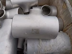 Stainless Steel Tee 6"x3" Pmi A 815 Sa815 S31803 S32205 Sch 40 Germany Made. Fixed Price $199.00.