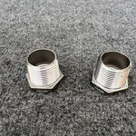 Lot Of 2 - Zoro Select 1rrt6 1" X 1/2" Mnpt Fnpt 304 Ss Hex Reducing Bushing. Fixed Price $18.99.